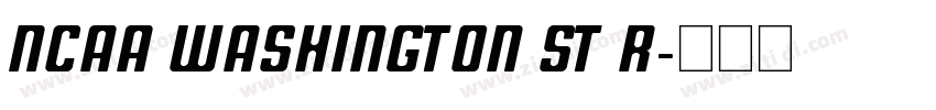 NCAA Washington St R字体转换